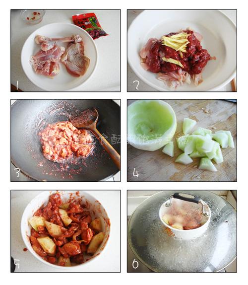 红糟蜜瓜鸡的做法