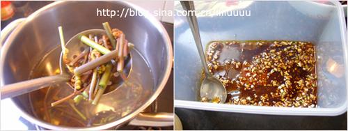 凉拌蕨菜的做法