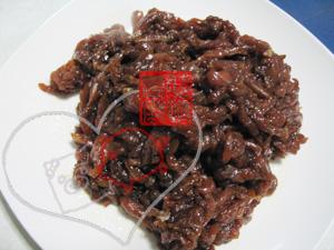 茭瓜牛肉丝的做法