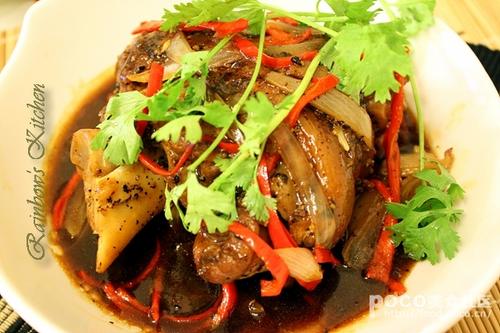 黑椒猪手的做法