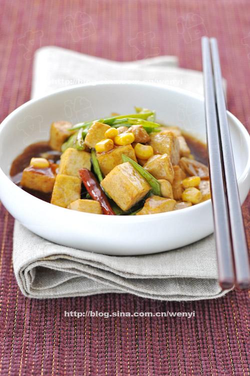 红烧鸡丁豆腐的做法