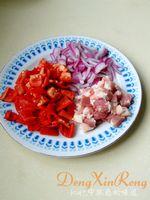 咸鱼肉丁烧茄子的做法