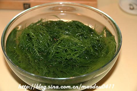 凉拌水晶藻的做法