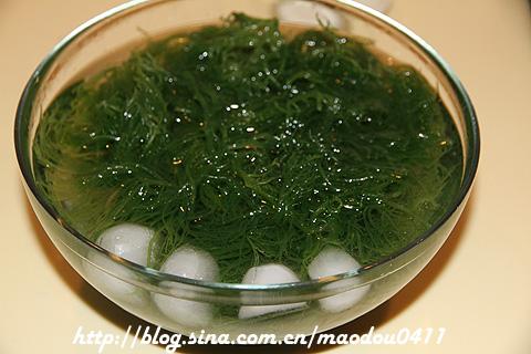 凉拌水晶藻的做法