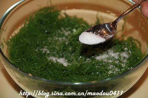 凉拌水晶藻的做法