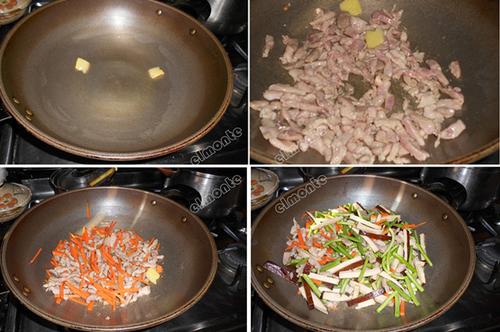 蒜薹炒香干的做法