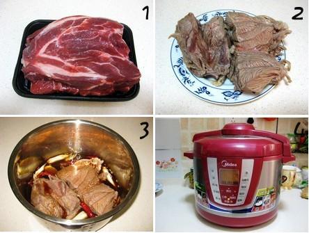电压力锅酱牛肉的做法