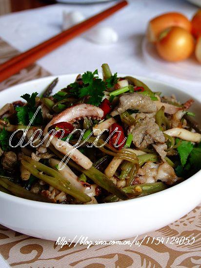 眉豆炒虾酱的做法