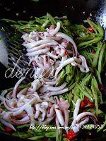 眉豆炒虾酱的做法