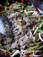 眉豆炒虾酱的做法