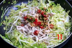 家常肉丝炒饼的做法