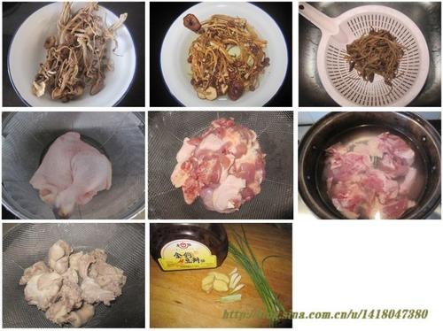 茶树菇烧鸭腿的做法