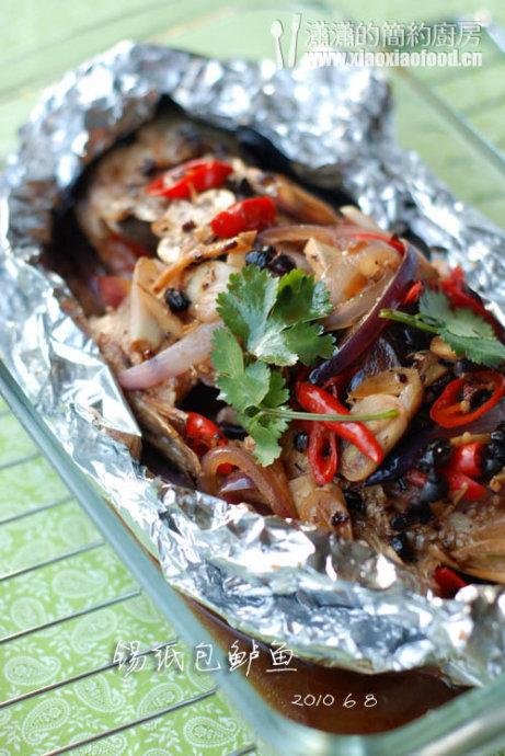 锡纸包鲈鱼的做法