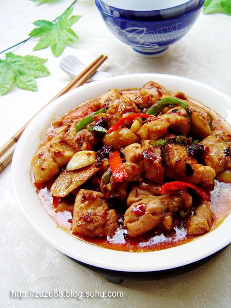 豉椒鸡块的做法