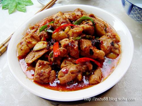 豉椒鸡块的做法