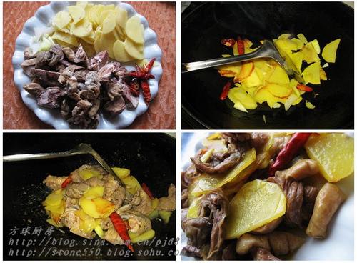 肥肠土豆片的做法