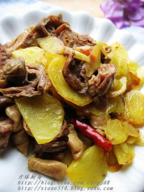 肥肠土豆片的做法