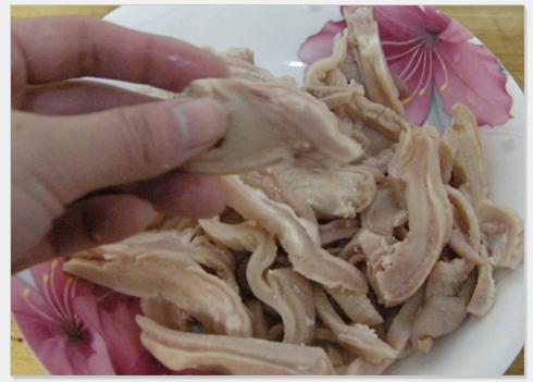 大蒜猪肚的做法