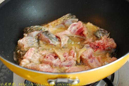 蒜薹豆腐熬鱼的做法