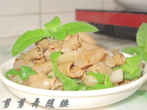 小炒鸭肠的做法