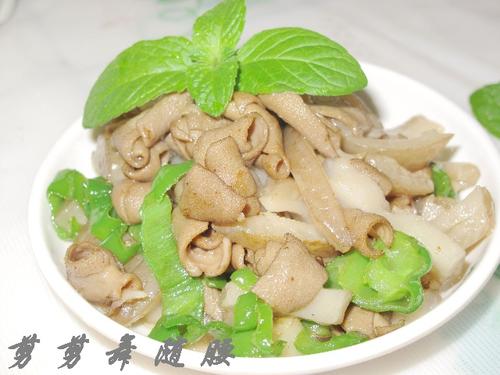 小炒鸭肠的做法