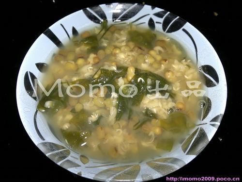 解暑海藻绿豆沙的做法