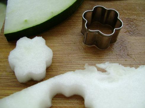 瑶柱丝扒花冬瓜的做法