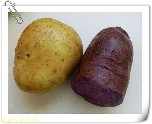 紫薯土豆泥的做法