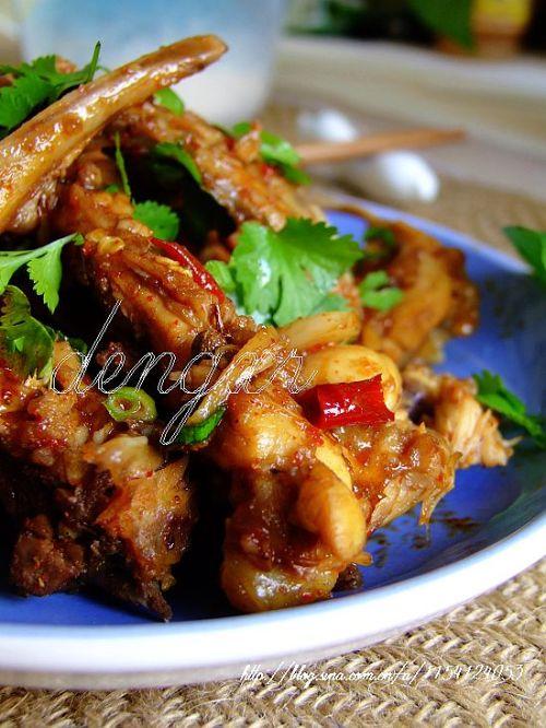 酱爆鸡架的做法