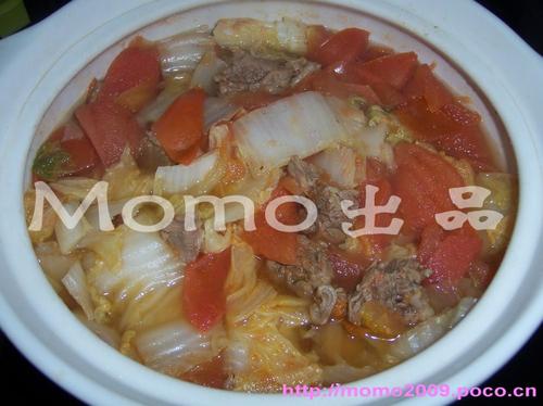 白菜番茄炖牛腩的做法