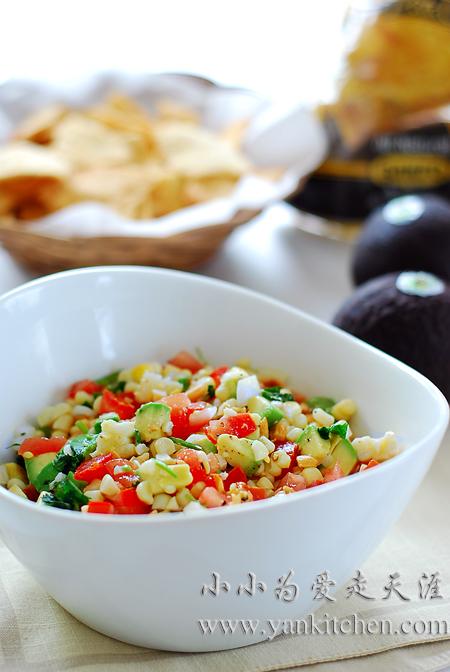牛油果玉米沙拉的做法