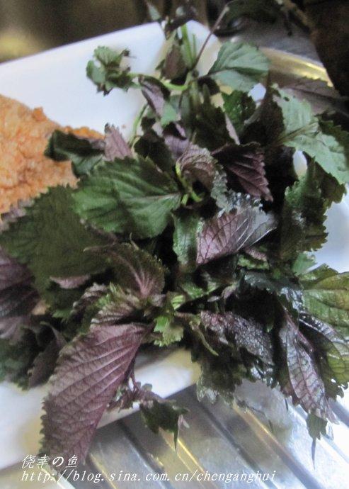 紫苏双色豆角炒鱼松的做法