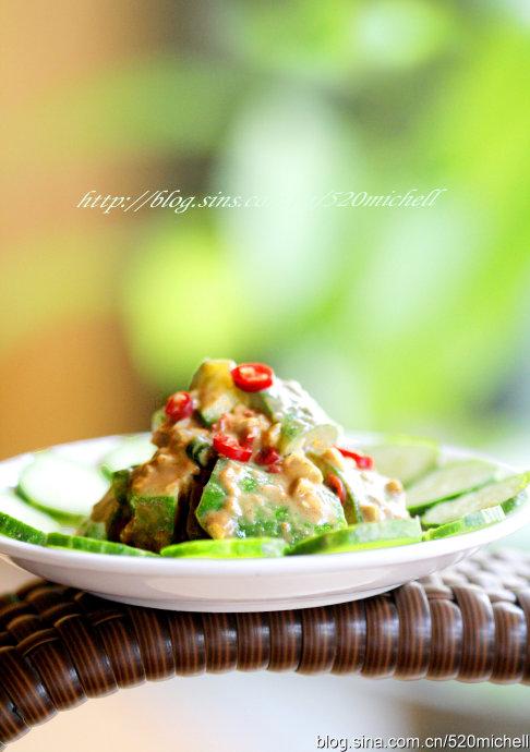 麻酱蒜泥拌黄瓜的做法