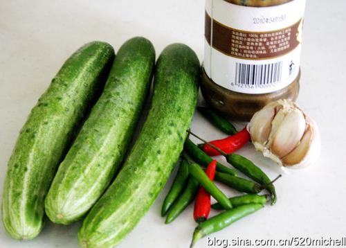 麻酱蒜泥拌黄瓜的做法
