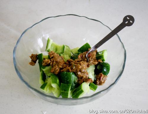 麻酱蒜泥拌黄瓜的做法