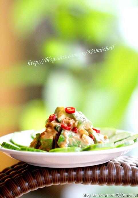 麻酱蒜泥拌黄瓜的做法