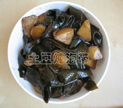 海带炖土豆的做法
