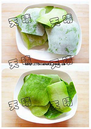 肉炒冬瓜皮丝的做法