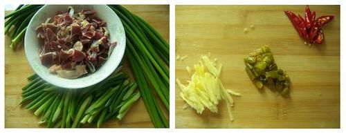 酸辣蒜苔鸡胗的做法