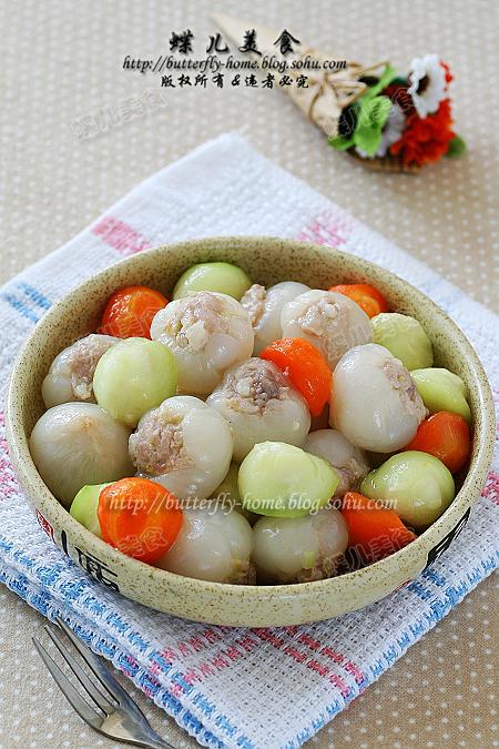 柠汁荔枝肉的做法