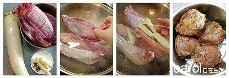 白萝卜炖牛肉的做法