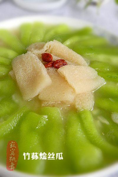 竹荪烩丝瓜的做法