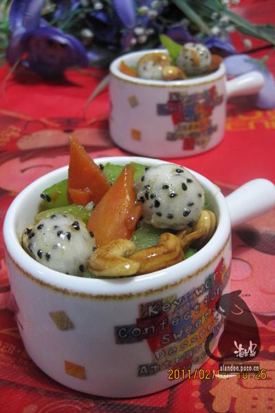 西芹腰果的做法