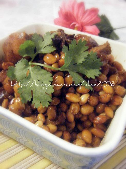 黄豆炖五花肉的做法