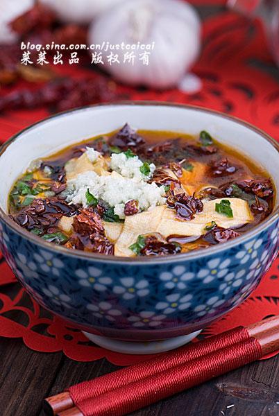 水煮干豆腐的做法