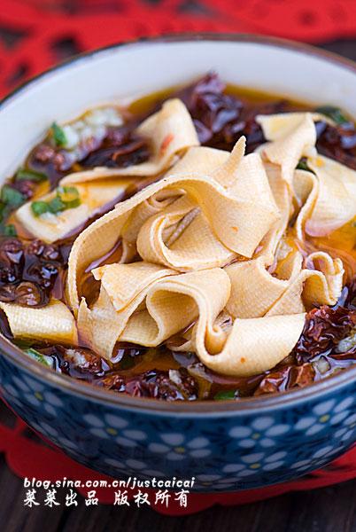 水煮干豆腐的做法