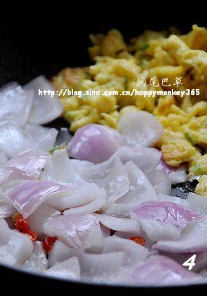 洋葱黄瓜炒鸡蛋的做法