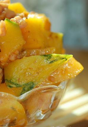 肉末炒南瓜的做法