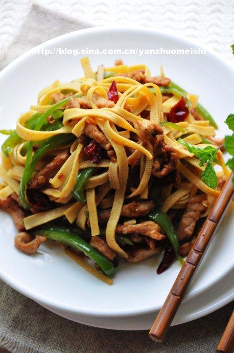 千张肉丝的做法