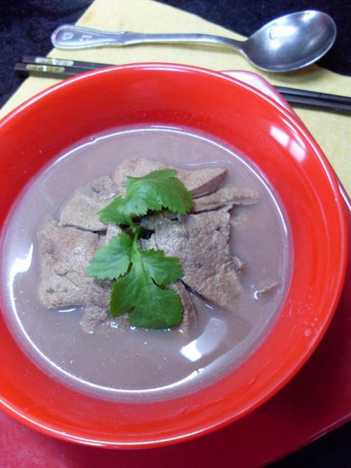 红米汤浸猪肝的做法